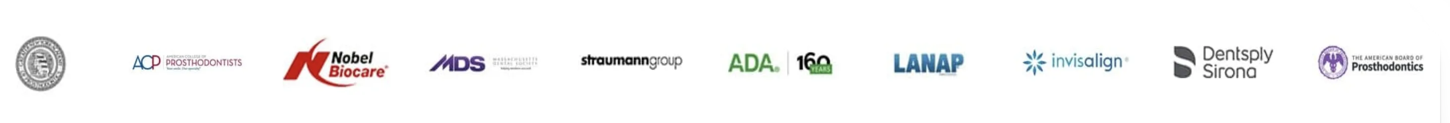 Featured dental technology and treatment brands available at Smile Design Dental Team